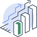 icon of a chart